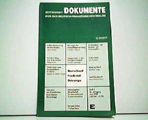 Dokumente - Zeitschrift für den deutsch-französischen Dialog. Heft 3, 46. Jahrgang, Juni 1990.
