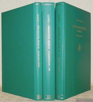 Bild des Verkufers fr Herodotus Book II. Second edition. Introduction. Commentry 1 - 98. Commentary 99 - 182. 3 Volumes. Complet. Collection Etudes Prliminaires aux Religions Orientales dans l'Empire Romain, tomes 43, zum Verkauf von Bouquinerie du Varis