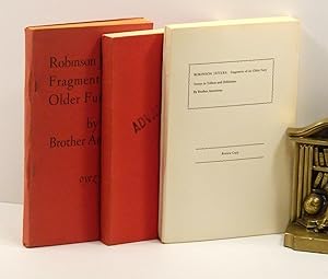 ROBINSON JEFFERS: FRAGMENTS OF AN OLDER FURY; [3 pre-publication volumes: the 1st & 2nd state pro...