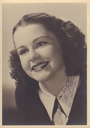Helen Parrish Signed Photograph