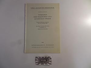 Imagen del vendedor de Volksepen der uralischen und altaischen Vlker : Vortrge des Hamburger Symposions vom 16. - 17. Dez. 1965. Im Auftr. d. Societas Uralo-Altaica hrsg. von Wolfgang Veenker / Sonderdruck aus Band XVI. a la venta por Druckwaren Antiquariat