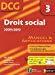 Seller image for Droit Social, Dcg preuve 3 : 2009-2010 for sale by RECYCLIVRE