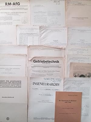 a collection of 18 offprints, ca. 1931-1949.