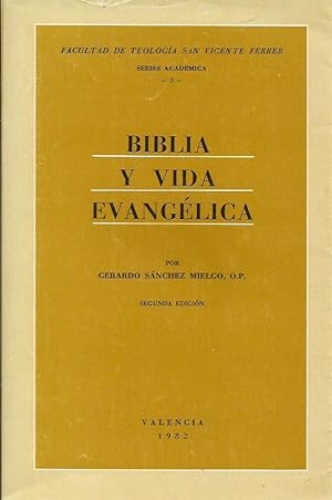Imagen del vendedor de BIBLIA Y VIDA EVANGLICA a la venta por Libreria Rosela