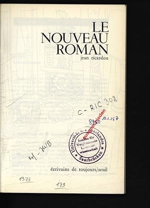 Bild des Verkufers fr Le nouveau roman. zum Verkauf von Antiquariat Bookfarm