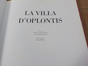 Seller image for La Villa d'Oplontis. for sale by Antiquariat Bookfarm
