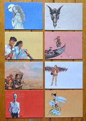 Lot de 8 enveloppes, opération « L'été en BD ».