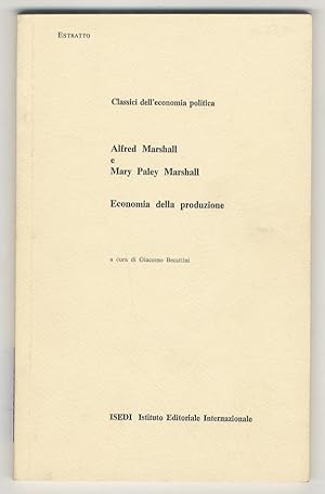 Economia della produzione. A cura di Giacomo Becattini.