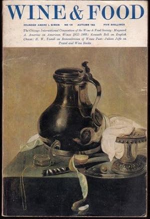 Bild des Verkufers fr Wine and Food. A Gastronomical Quarterly. No.131. Autumn Number, 1966. zum Verkauf von Janet Clarke Books ABA