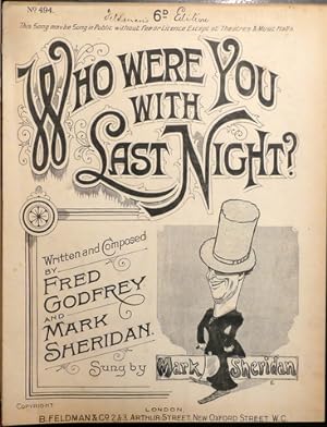 Seller image for Who were you with last night? for sale by Paul van Kuik Antiquarian Music