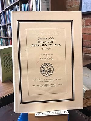 Seller image for Journals of the House of Representatives, 1787-1788 (State Records of South Carolina) for sale by Ed's Editions LLC, ABAA