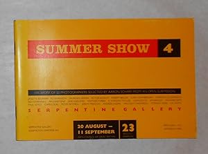 Seller image for Summer Show 4 - The Work of 23 Photographers Selected by Aaron Scharf From An Open Submission (Serpentine Gallery, London 20 August - 11 September 1977) for sale by David Bunnett Books