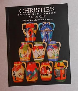 Seller image for Clarice Cliff (Christies, South Kensington 13 November 1998 - Auction Catalogue) for sale by David Bunnett Books