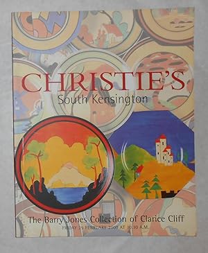 Seller image for Clarice Cliff - The Barry Jones Collection of Clarice Cliff (Christies, South Kensington 25 February 2000 - Auction Catalogue) for sale by David Bunnett Books