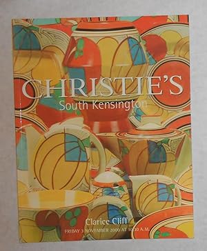 Seller image for Clarice Cliff (Christies, South Kensington 3 November 2000 - Auction Catalogue) for sale by David Bunnett Books