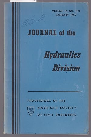 Journal of the Hydraulics Division - Volume 85 No.HY1 January 1959 - Proceedings of the American ...