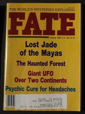 Immagine del venditore per FATE (Pulp Digest Magazine); Vol. 36, No. 1, Issue 394, January 1983 True Stories on The Strange, The Unusual, The Unknown - venduto da Comic World