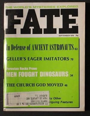 FATE (Pulp Digest Magazine); Vol. 29, No. 9, Issue 318, Sept 1976 True Stories on The Strange, Th...