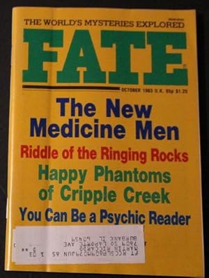 Seller image for FATE (Pulp Digest Magazine); Vol. 36, No. 10, Issue 403, October 1983 True Stories on The Strange, The Unusual, The Unknown - for sale by Comic World