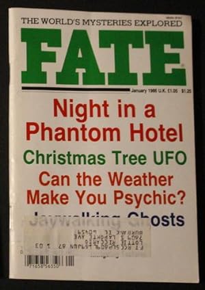 FATE (Pulp Digest Magazine); Vol. 39, No. 1, Issue 430, January 1986 True Stories on The Strange,...