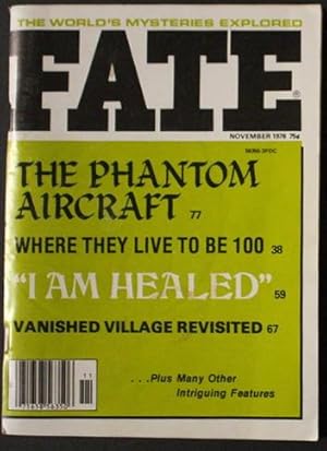 FATE (Pulp Digest Magazine); Vol. 29, No. 11, Issue 319, Nov 1976 True Stories on The Strange, Th...