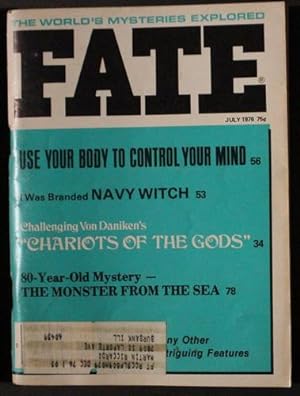 FATE (Pulp Digest Magazine); Vol. 29, No. 7, Issue 316, July 1976 True Stories on The Strange, Th...