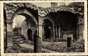 Bild des Verkufers fr Ansichtskarte / Postkarte Bad Hersfeld Hessen, Stiftsruine, Krypta zum Verkauf von akpool GmbH