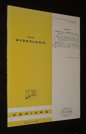 Seller image for Cahiers ORSTOM - Srie Hydrologie (Vol. XV, n4 - 1978) for sale by Abraxas-libris