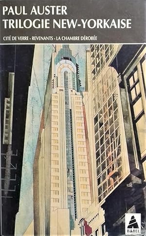 Bild des Verkufers fr Trilogie new-yorkaise (Cite de verre - Revenants - La chambre decoree). zum Verkauf von Librairie Pique-Puces