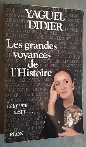 Image du vendeur pour Les Grandes Voyances de l'Histoire. mis en vente par Librairie Pique-Puces