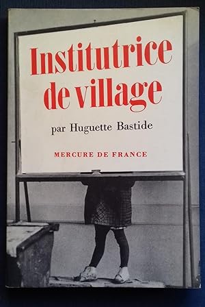 Seller image for Institutrice de village. for sale by Librairie Pique-Puces