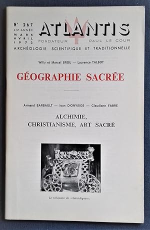 Imagen del vendedor de Gographie sacre - Alchimie, Christianisme, Art sacr. a la venta por Librairie Pique-Puces