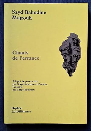 Immagine del venditore per Chants de l'errance.- Adapt du persan dari. venduto da Librairie Pique-Puces