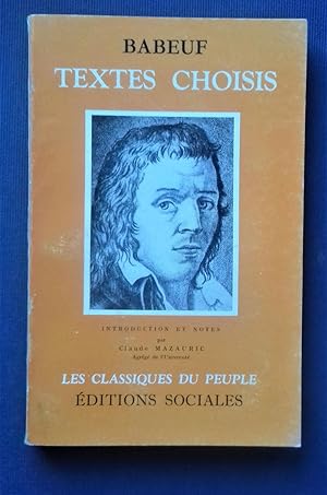 Seller image for Textes choisis. for sale by Librairie Pique-Puces