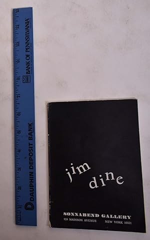Bild des Verkufers fr Jim Dine zum Verkauf von Mullen Books, ABAA