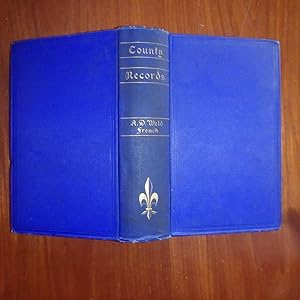 Seller image for County Records of the Surnames of Francus, Franceis, French in England AD 1100-1350 for sale by Creaking Shelves Books