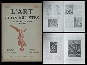 L'ART ET LES ARTISTES n°13 1921 HENRI MARTIN, EDOUARD WITTIG, ART CHRETIEN