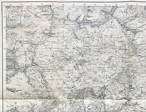 Wassen Andermatt Quinto Stanserhorn um 1900 historische alte Landkarte map 