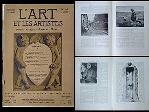 L'ART ET LES ARTISTES n°45 1908 MAX LIEBERMANN, ALBERT BARTHOLOME, TER BOCH