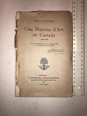 Une maîtrise d'art en Canada (1800-1823)