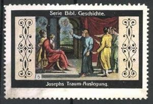 Bild des Verkufers fr Reklamemarke Bibel-Geschichte, Joseph's Traum-Auslegung zum Verkauf von Bartko-Reher