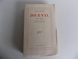 Journal 1912-1935. Introduction par Robert Mallet. Seconde édition.