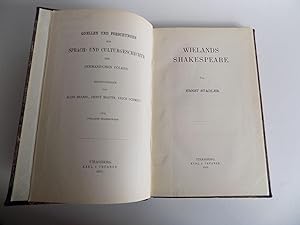 Wielands Shakespeare (= Quellen und Forschungen zur Sprach- und Culturgeschichte der germanischen...