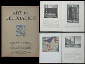 ART ET DECORATION - MARS 1924 - RUHLMANN, TIBET, STOCKHOLM