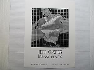 Jeff Gates Breast Plates San Francisco Camerawork 1980 Signed Poster