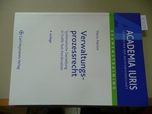 Bild des Verkufers fr Verwaltungsprozessrecht : systematische Darstellung in Grafik-Text-Kombination zum Verkauf von Gebrauchtbcherlogistik  H.J. Lauterbach