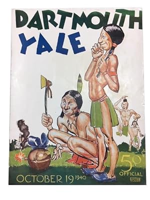 Official Program: Dartmouth Yale: Yale Bowl, Saturday, October 19, 1940