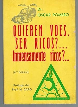 Seller image for QUIEREN VDES. SER RICOS?. INMENSAMENTE RICOS?. for sale by Librera Dilogo