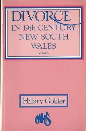Divorce in 19th Century New South Wales
