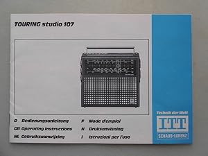 Touring studio 107 ITT Technik der Welt Schaub-Lorenz Radio